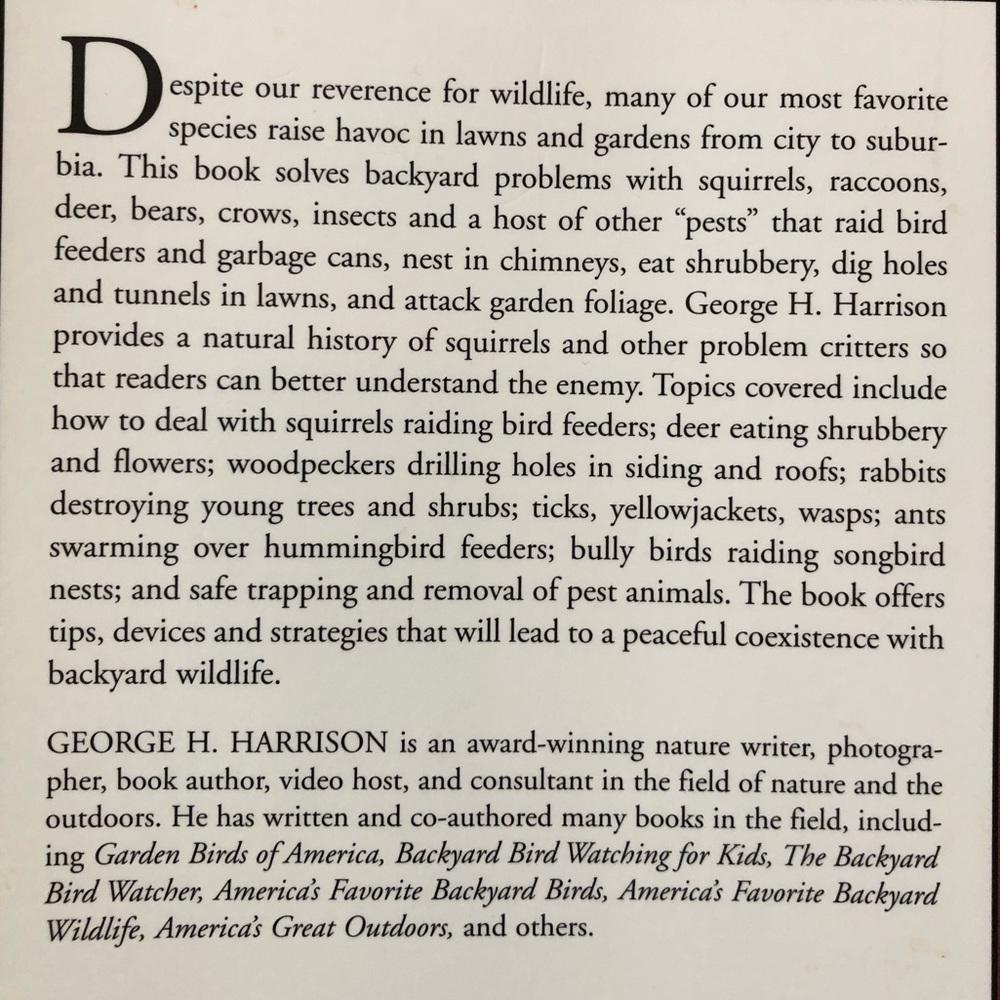 “Squirrel Wars: backyard wildlife battles and how to win them” illustrated book - Picture 10 of 12